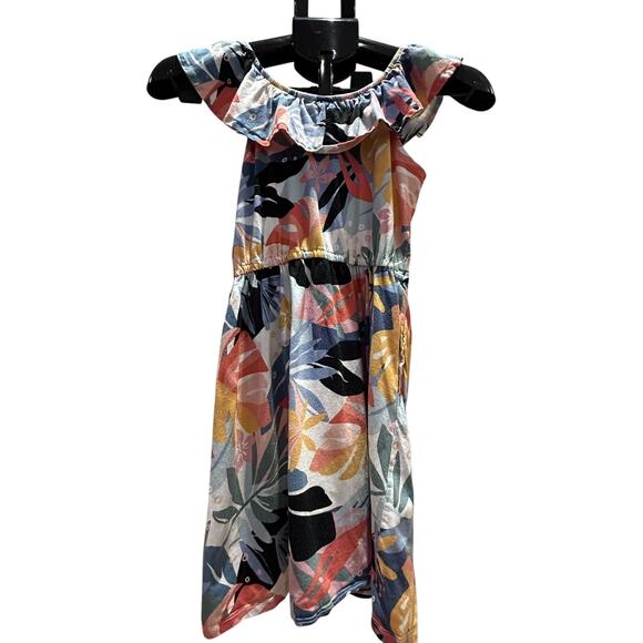 Rumi + Ryder Girls size 8-10 Tropical Dress - Picture 2 of 3
